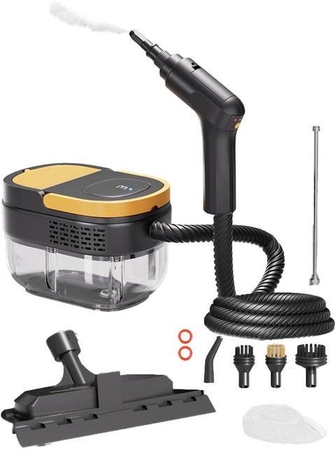Handheld Steam Cleaner, 3-Level Adjustable Handle, 15s Heat-Up, 1600ml Water Tank,Portable Steamer for Cleaning with 10 pcs Accessories, Steam Cleaner for Home for Dirt, Grease, Grout, Tile,Floor,Couch and Car