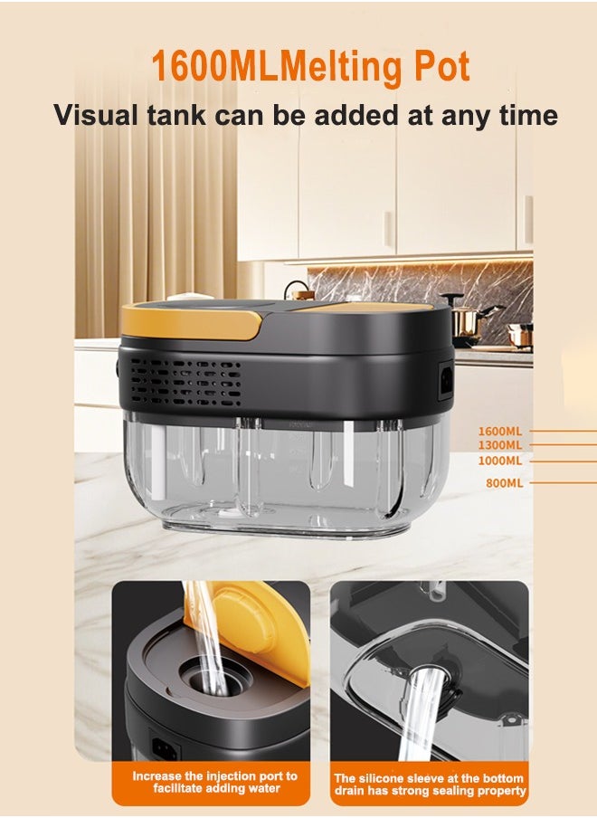 Handheld Steam Cleaner, 3-Level Adjustable Handle, 15s Heat-Up, 1600ml Water Tank,Portable Steamer for Cleaning with 10 pcs Accessories, Steam Cleaner for Home for Dirt, Grease, Grout, Tile,Floor,Couch and Car