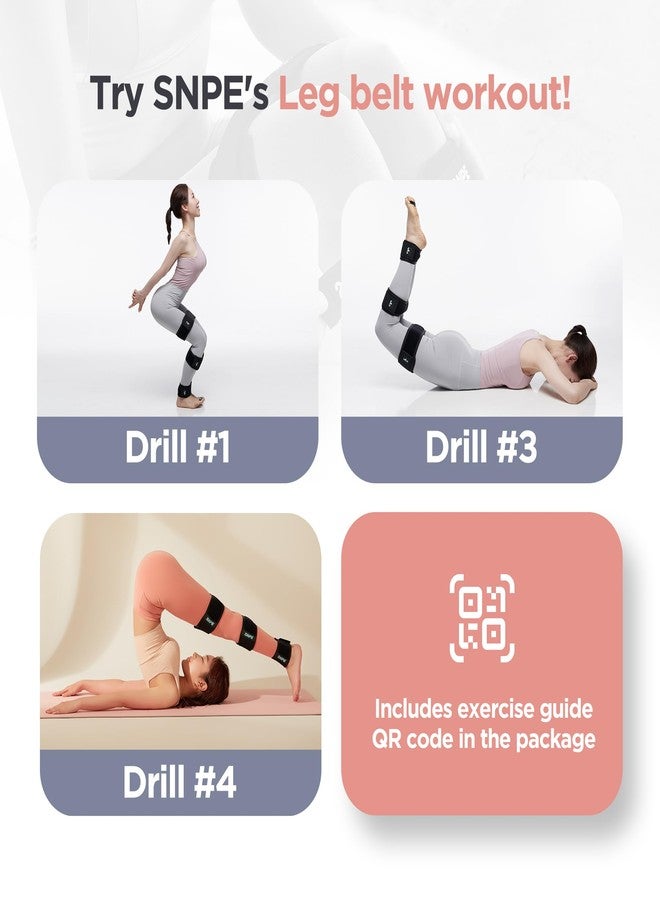 SNPE Leg Belts (M) Posture Corrector for Bowed Legs and Body for Women and Men. Pain Relief for Knees, Legs, Lower Back - Image 3