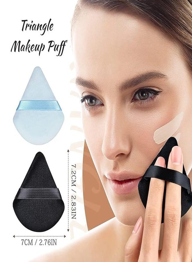 Gonegal Professional Triangle Powder Puff For Face Makeup & Eye, Makeup Finger Sponge - Image 4