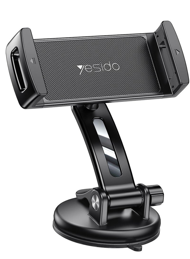 Yesido C171 Suction Cup Mount Car Holder Dashboard Bracket For Phone And Tablet 4.7-12 Inch - Image 4