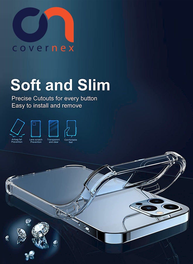 Covernex غطاء واقي مضاد للصدمات لجهاز آيفون 12 برو ماكس غطاء شفاف - Image 4