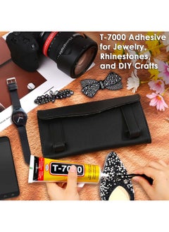 cridoz E T-7000 Black Adhesive Glue For Phone, Cridoz 110Ml Waterproof Jewelry Glue Precision Craft Adhesive For Cell Phone Screen Repair Glass Wood Crafts Metal And Stones  - Image 3