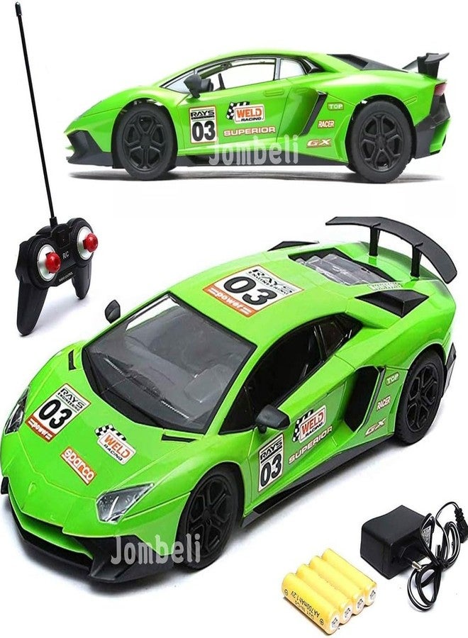 Wizplex WizToy Italian Sports Remote Control Car (3 Months Warranty) with High Speed, LED Light & USB Charging RC Car Toy for Kids Boys & Girls of 3-10 Years Age - Image 1