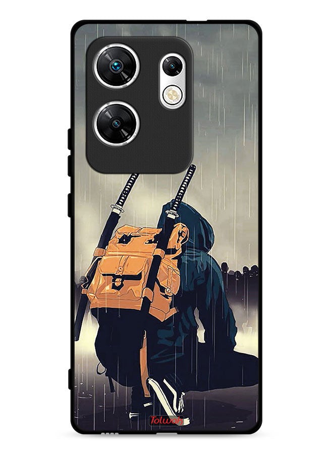 Tolwak Infinix Zero 30 4G Protective Case Cover Sword Samurai Digital Art - Image 1