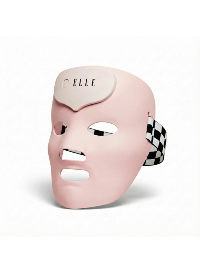 ELLE Radiance Boost Pro LED Face Mask – FDA Approved & Clinically Proven Light Therapy for Glowing, Youthful Skin | Red, Blue & Infrared Light | Boosts Collagen, Reduces Wrinkles, Breakouts & Blemishes | Comfortable Silicone Fit - Image 1