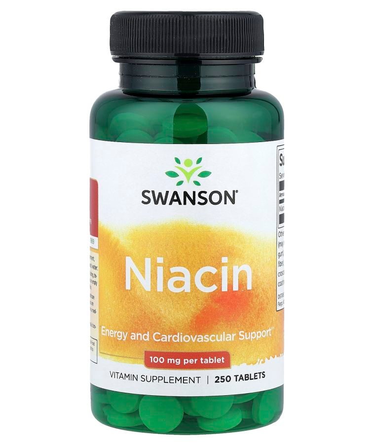 Niacin 100 mg 250 Tablets