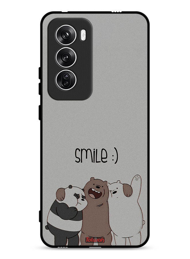 Tolwak Oppo Reno12 5G Protective Case Cover Friends Smile - Image 1