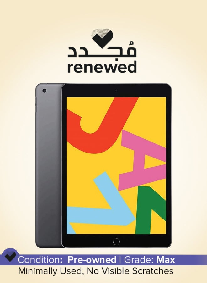 Apple Renewed - iPad 2019 (7th Gen) 10.2-Inch 128GB WiFi Space Gray - Image 1