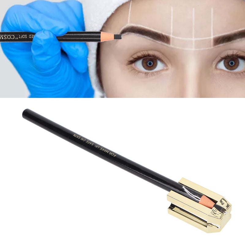 4 in 1 Duckbill Eyebrow Pencil Sharpener Eyebrow Pencil Set Eyebrow Makeup Cosmetic Shaping ToolsBlack Eyebrow Pencil - Image 2