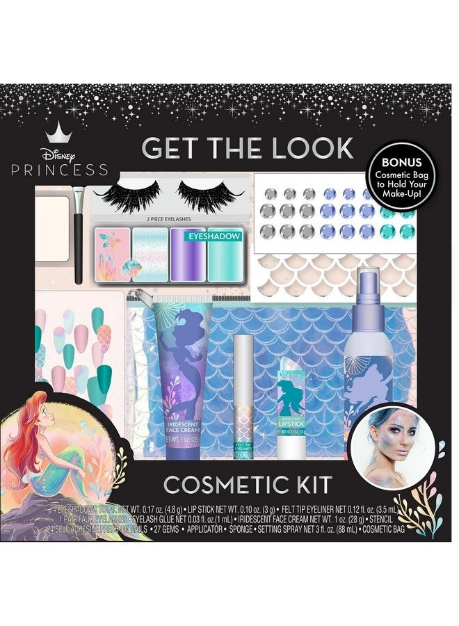 Disney Get The Look Cosmetic Kit Cosplay Halloween Costume Makeup Choose Cruella, Ariel. Jack Skellington (Ariel) - Image 1