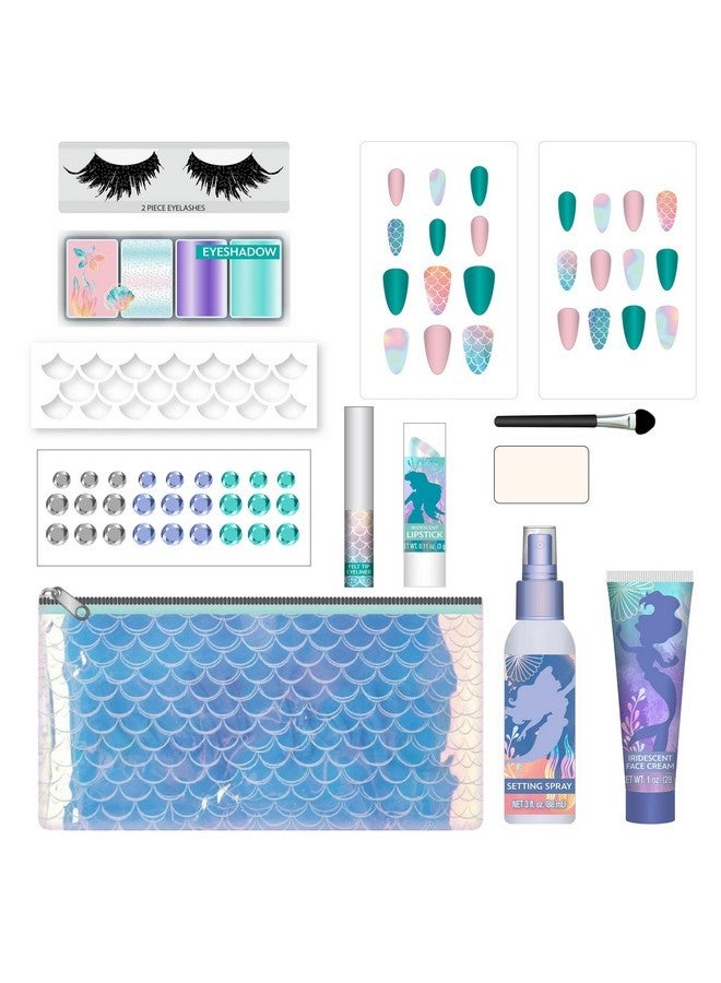 Disney Get The Look Cosmetic Kit Cosplay Halloween Costume Makeup Choose Cruella, Ariel. Jack Skellington (Ariel) - Image 2
