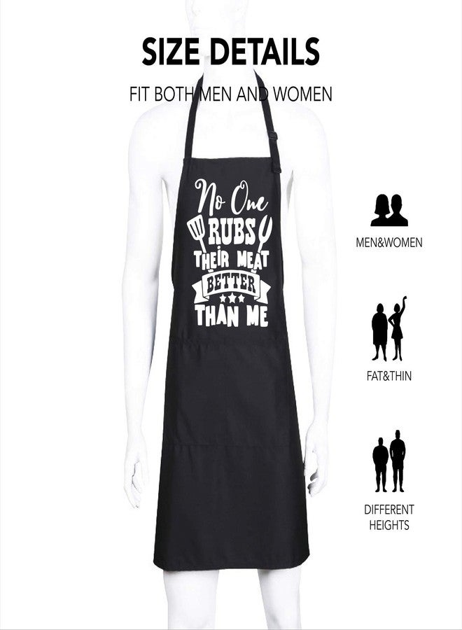 IHopes+ Funny Black Baking Apron for Women Teens Baker,Cute Baking Apron with 2 Pockets and Adjustable Neck Strap,Perfect for Birthday/Christmas/Thanksgiving, Large - Image 2