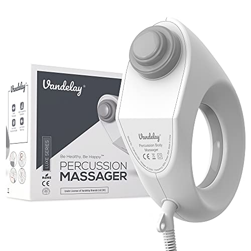Vandelay (UK) Deep Tissue Percussion Massager - Electric Handheld Gun Massager for Pain relief & relaxation (Wired) - Image 1
