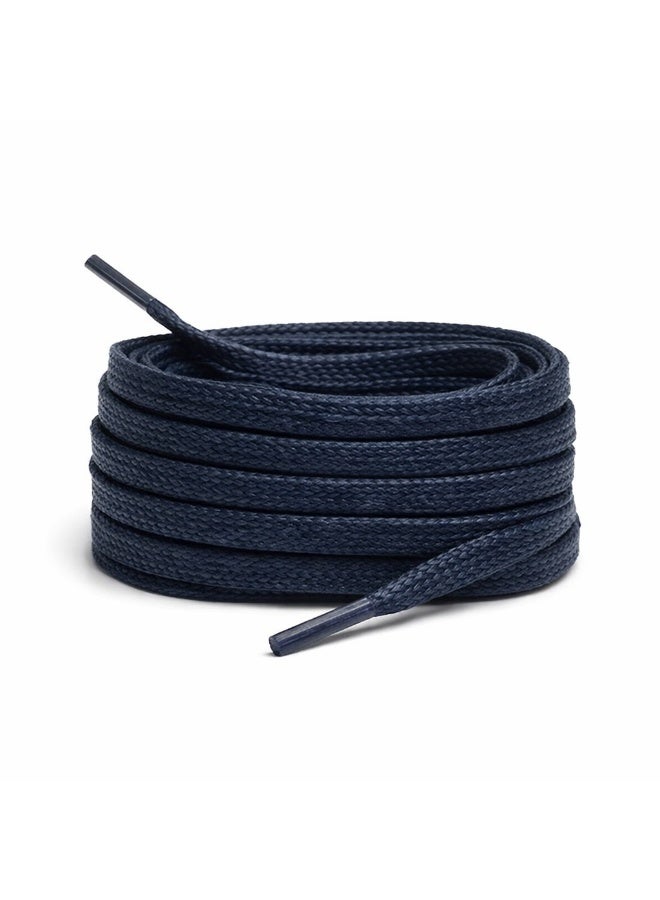 Flat cotton shoelaces for men's and women's boots and sneakers - Image 1