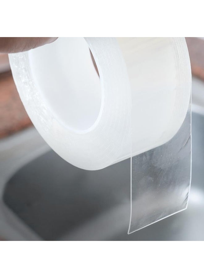 Sink Kitchen Waterproof Transparent Tape Nano Mildew Strong Self-Adhesive Pool Water Seal Bathroom Gap Strip Silicone Stickers  - Image 3