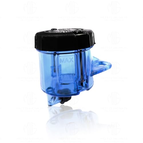 MOTO GENIUS Universal Motorcycle Front Brake Master Cylinder Oil Reservoir Tank Cup | Durable Replacement for Hydraulic Brake and Clutch Systems (Blue) - Image 5