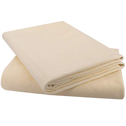 River Lake (2 Pack)-Natural Chamois Drying Cloth Car Drying Towel, Leather Chamois Cloth Shammy Drying Towel Dryer for Car Wash Care Super Absorbent Fast Chamois Car Wash Cloth(L:24" x35'' 2-Pack) - Image 1