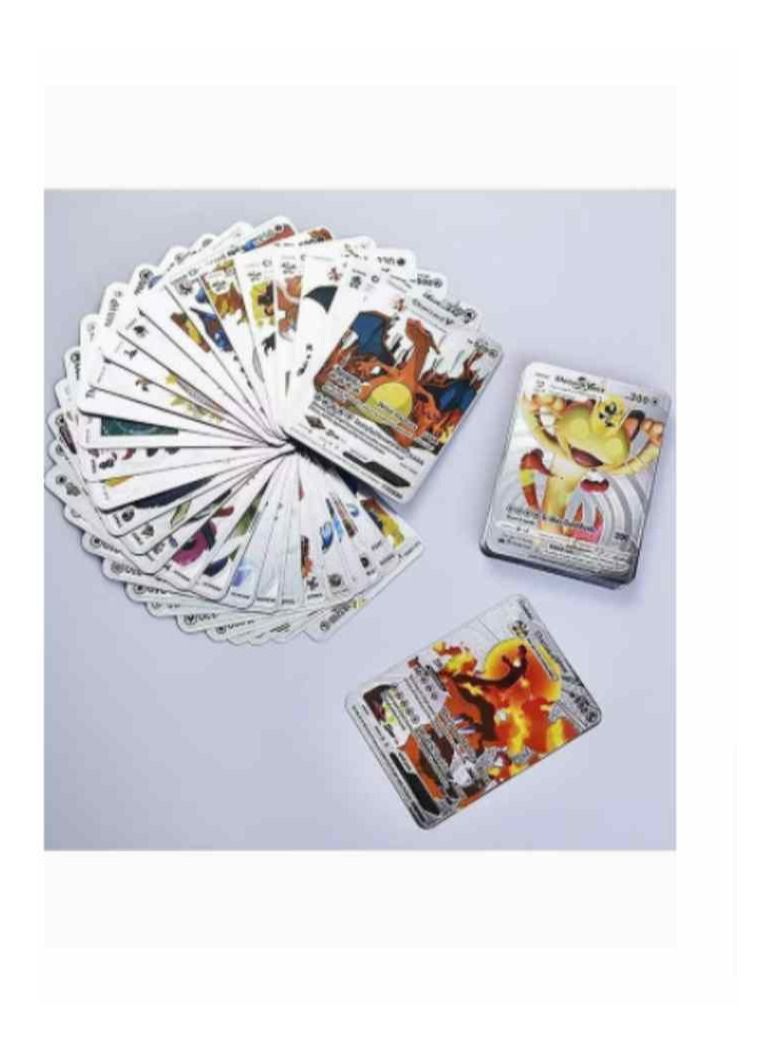 55 PCS Pokemon Cards Silver