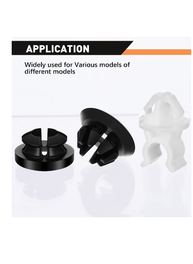 Front Hood Support Rod Clip Set For Honda, Prop Rod Grommet Holder 30 Pieces, Hood Rod Clip Clip Rod Holder - Image 2