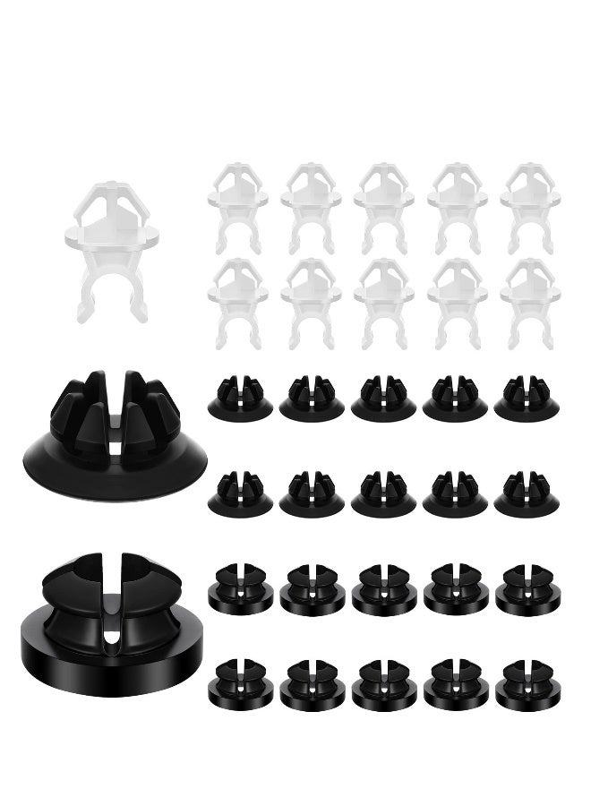 Front Hood Support Rod Clip Set For Honda, Prop Rod Grommet Holder 30 Pieces, Hood Rod Clip Clip Rod Holder - Image 1
