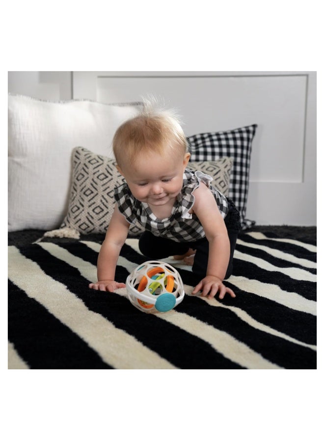 Baby Einstein Grip & Spin Oball Rattle Toy (10.16 cm) - Image 4