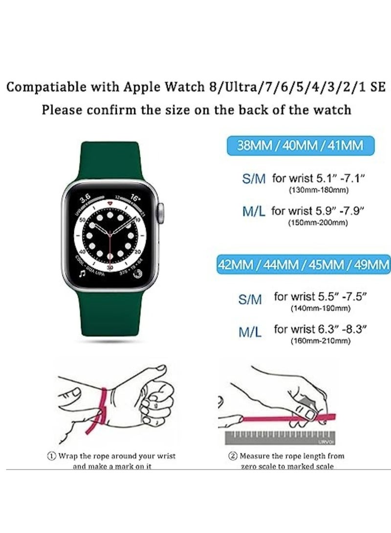 ELTRAZONE Simple Stylish Folding Magnetic Silicone Strap Band Shockproof Wear Resisting For 42MM 44M 45MM 49MM Series Ultra - Image 4