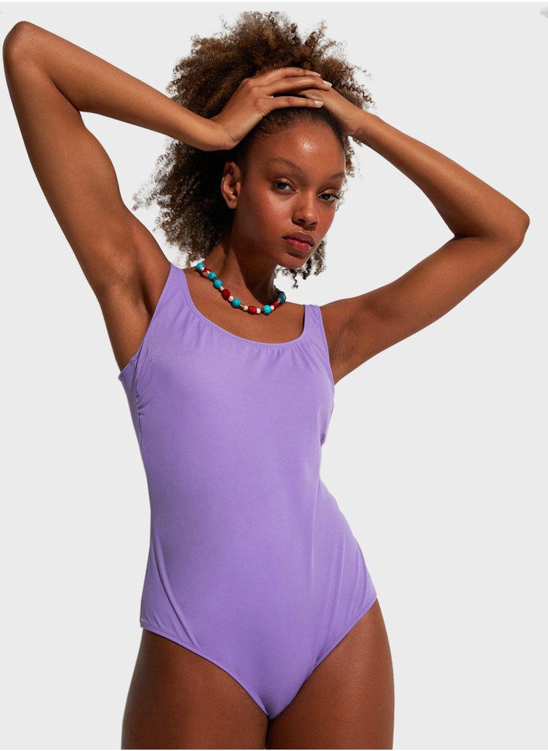 JUNE - Crew Neck Swimsuit - Image 1