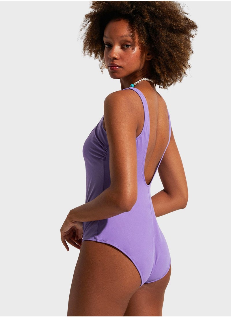 JUNE - Crew Neck Swimsuit - Image 1