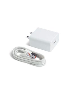 Fast Type-C Charger Like for Original Xiaomi Redmi Note 9 Pro Max, Note 10 Pro, Note 10 Pro Max, Note 8, Note 8 Pro, Note 7, Mi A1, Mi A2, Mi A3 Charger with 1Mtr Type -C Charging Data Cable 5 W 2.4 A