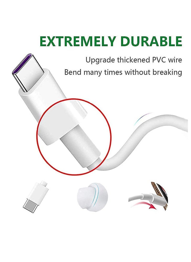 Generic - Fast Type-C Charger Like for Original Xiaomi Redmi Note 9 Pro Max, Note 10 Pro, Note 10 Pro Max, Note 8, Note 8 Pro, Note 7, Mi A1, Mi A2, Mi A3 Charger with 1Mtr Type -C Charging Data Cable 5 W 2.4 A - Image 1
