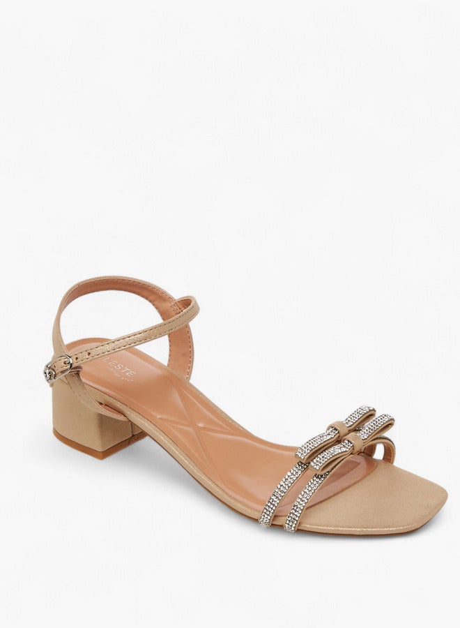 Celeste Women Embellished Block Heel Sandals - Image 1