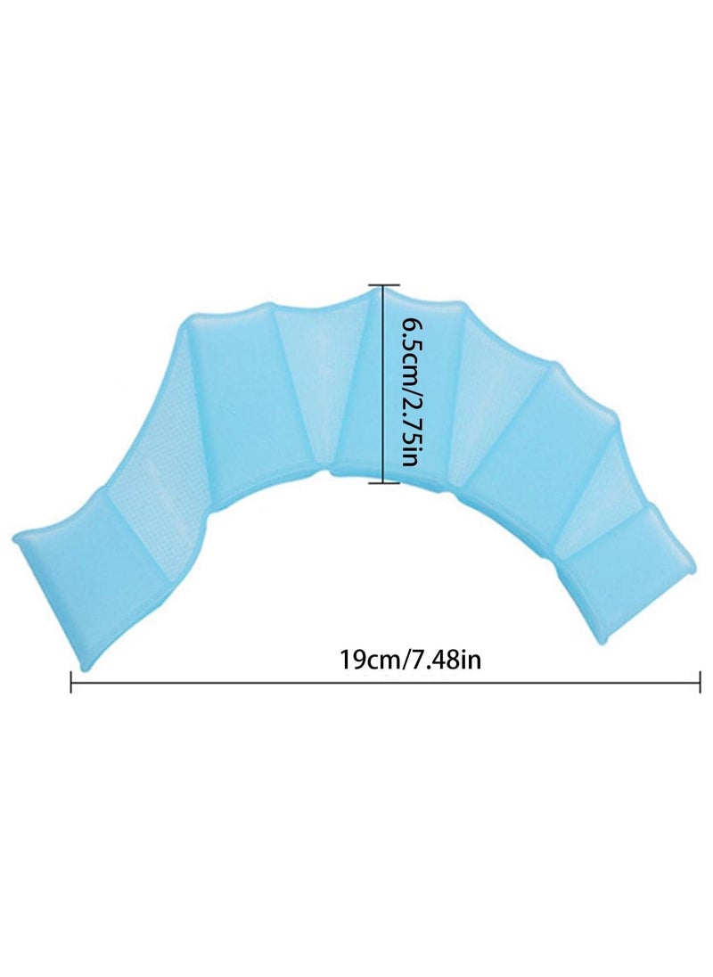 Generic Silicone Girdles Swimming Hand Fins Finger Gloves for Water Sports and Diving  - Image 5