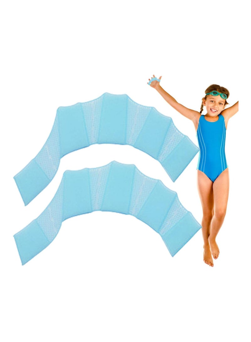 Silicone Girdles Swimming Hand Fins Finger Gloves for Water Sports and Diving