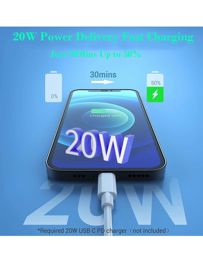 Generic - [Apple MFi Certified] USB-C to Lightning Cable 20W, Stuffcool 2 Pack 6.6FT Power Delivery Fast Charging Data Sync Type C PD Quick Charger Compatible with iPhone 12/12 Pro/11/XS/XR/X 8/iPad - Image 1