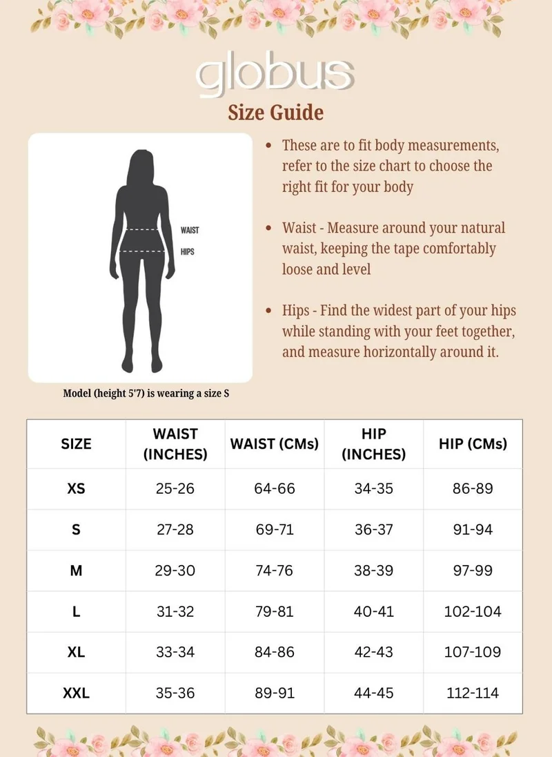 globus Globus Women Black Mid-Rise Stretchable Wide Flared Fit Treggings