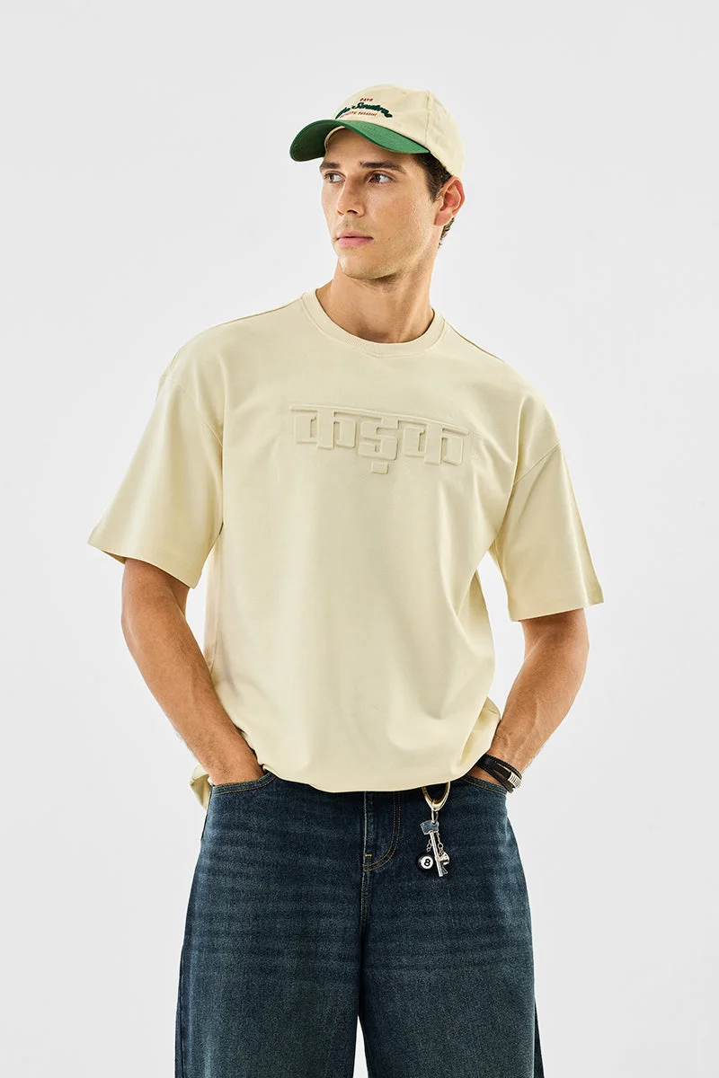 SNITCH تيشيرت قطن % بقصة واسعة