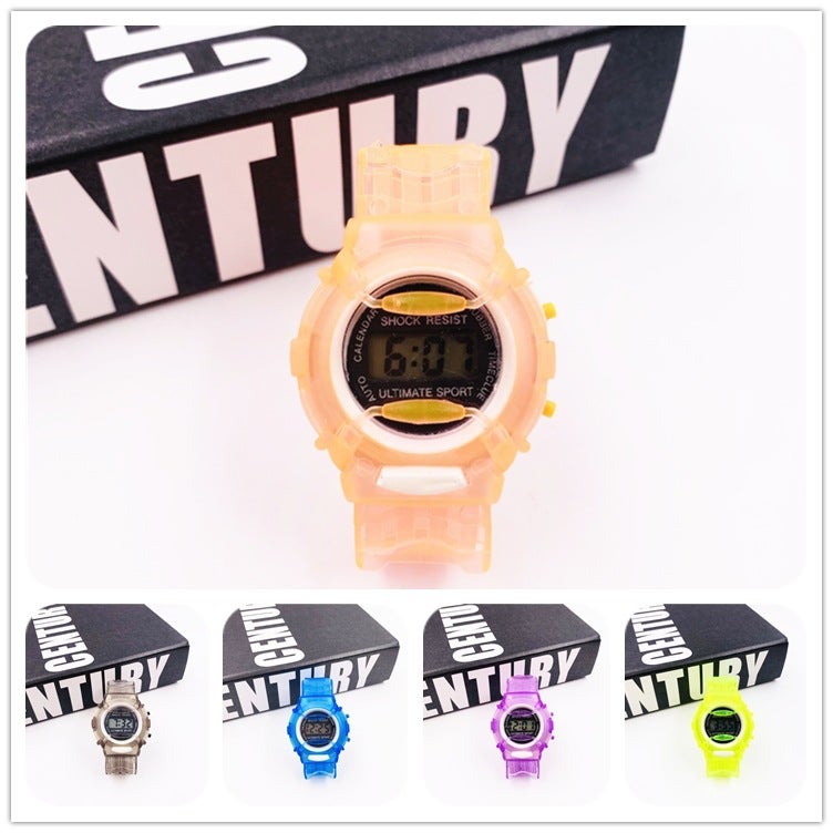 Student Watch Student Small Watch Children'S Jelly Watch Cartoon Boys And Girls Electronic Watch Explosions - Image 5