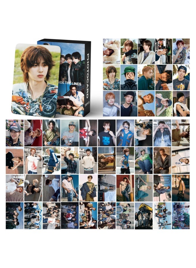 Harse 55 Piece CORTIS New Album COLOR OUTSIDE THE LINES Lomo Card - Image 2