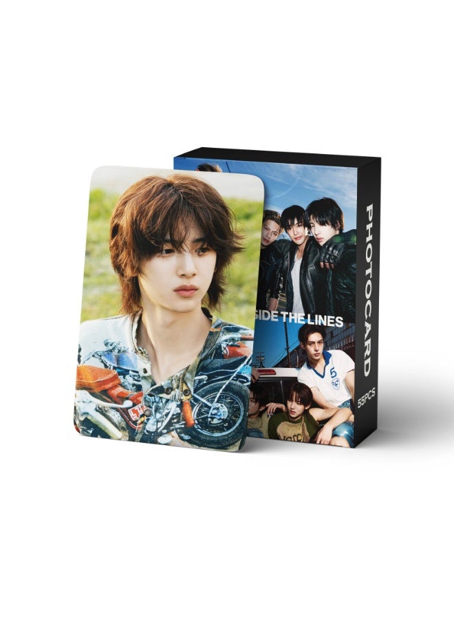 Harse 55 Piece CORTIS New Album COLOR OUTSIDE THE LINES Lomo Card - Image 3