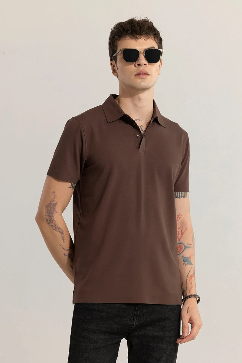 SNITCH Edward Brown Polo T-Shirt