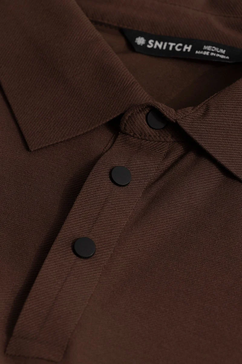 SNITCH Edward Brown Polo T-Shirt