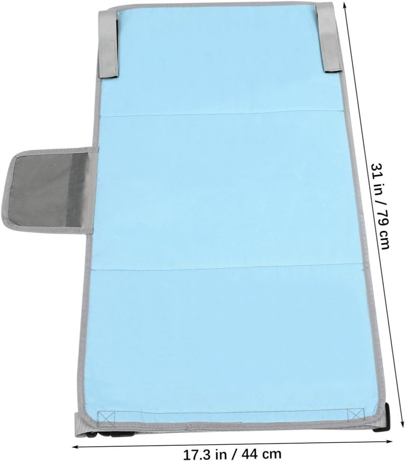 ممدد مقعد الطائرة من قماش الأوكسفورد، مسند للقدمين سهل التركيب للسفر - Image 2