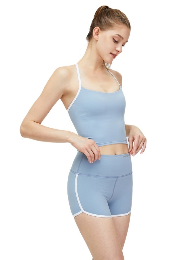 KAWN.YOGA Womens High Waist Workout Sport Yoga Shorts - Image 1