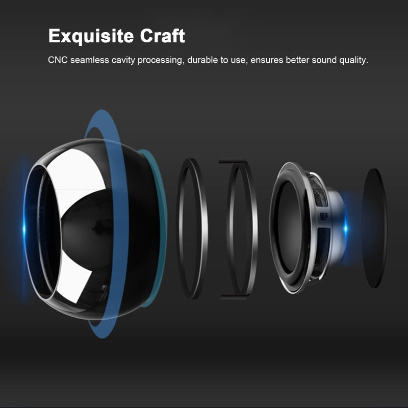 Bluetooth Speaker: 4W 400mAh Rechargeable Battery - TWS Function Portable Audio for Home Office Outdoor Activities - Image 3