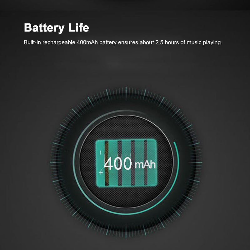 Bluetooth Speaker: 4W 400mAh Rechargeable Battery - TWS Function Portable Audio for Home Office Outdoor Activities - Image 2