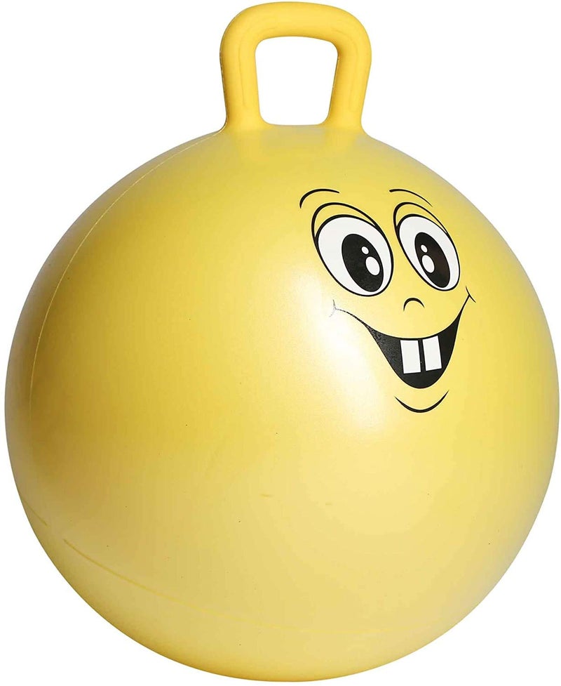 AZOD كرة قفز للأطفال قابلة للنفخ مع مقابض كرة قفز كرة توازن لعبة تدريب لياقة بدنية للأطفال الصغار روضة الأطفال (لون عشوائي) - Image 3