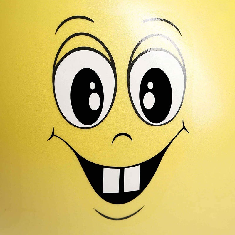 AZOD كرة قفز للأطفال قابلة للنفخ مع مقابض كرة قفز كرة توازن لعبة تدريب لياقة بدنية للأطفال الصغار روضة الأطفال (لون عشوائي) - Image 2