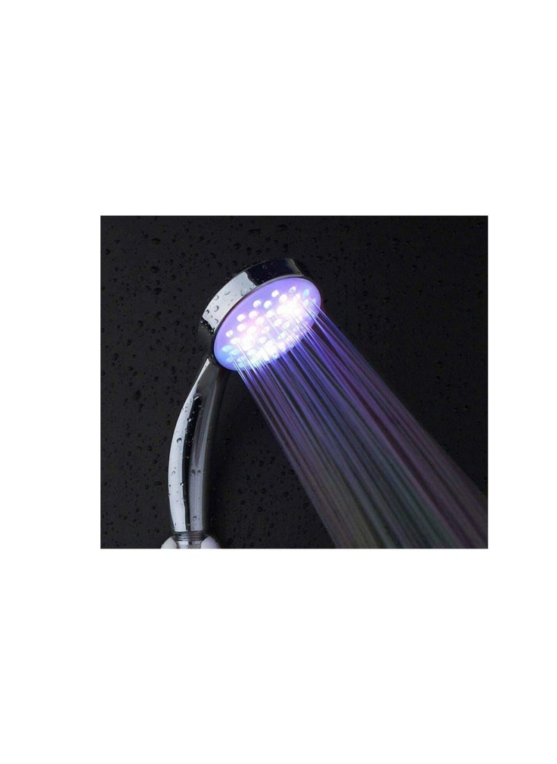 Baba - Showerhead,7 Color Changing LED Light Showerhead Temperature Controlled Handheld Shower Head for Bathroom Water Powered - Image 1