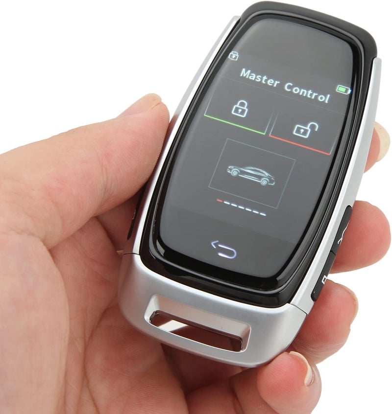 cheekyglo Car Remote Starter Key, 240x320 Smart Lcd Car Remote Starter Key, 5.0 Connection Keyless Entry Anti Key Loss, for All Models with One Key Start(Silver) Silver - Image 5